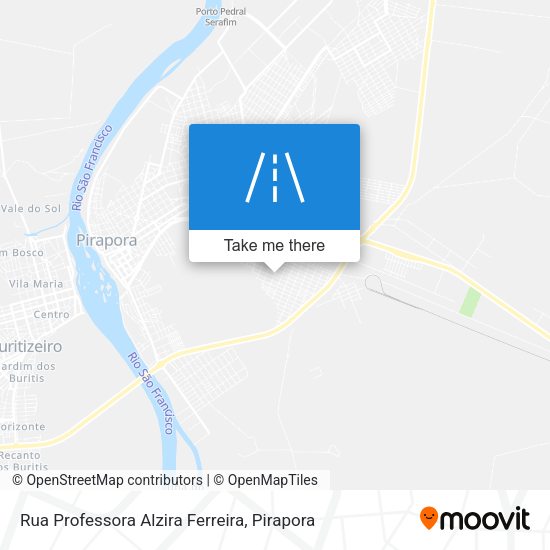 Rua Professora Alzira Ferreira map