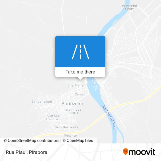 Rua Piaui map