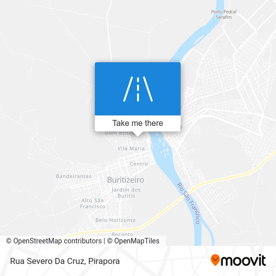 Rua Severo Da Cruz map