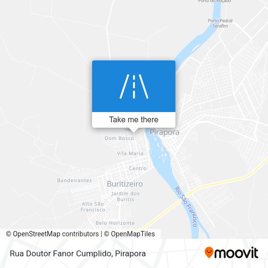 Rua Doutor Fanor Cumplido map