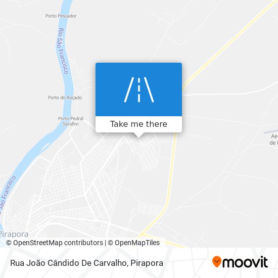 Mapa Rua João Cândido De Carvalho