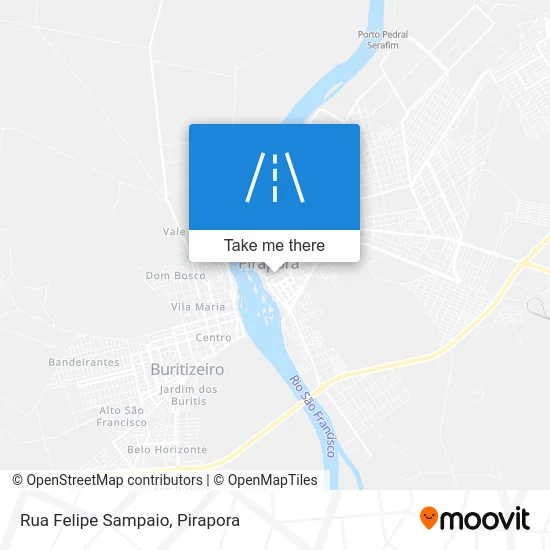 Rua Felipe Sampaio map