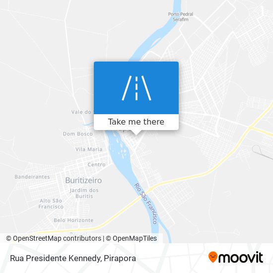 Rua Presidente Kennedy map