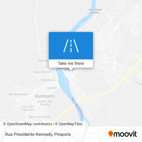 Rua Presidente Kennedy map