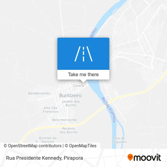 Rua Presidente Kennedy map