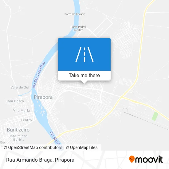 Rua Armando Braga map