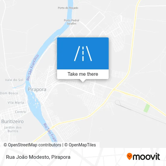 Rua João Modesto map