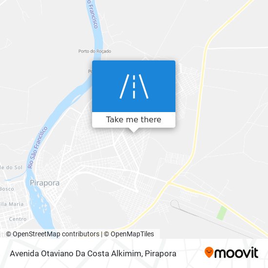 Mapa Avenida Otaviano Da Costa Alkimim