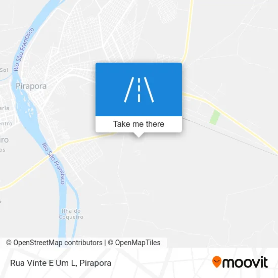 Rua Vinte E Um L map