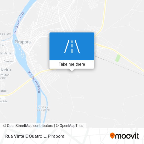 Rua Vinte E Quatro L map