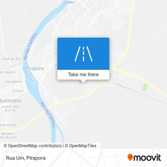 Rua Um map