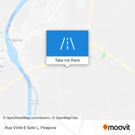 Rua Vinte E Sete L map