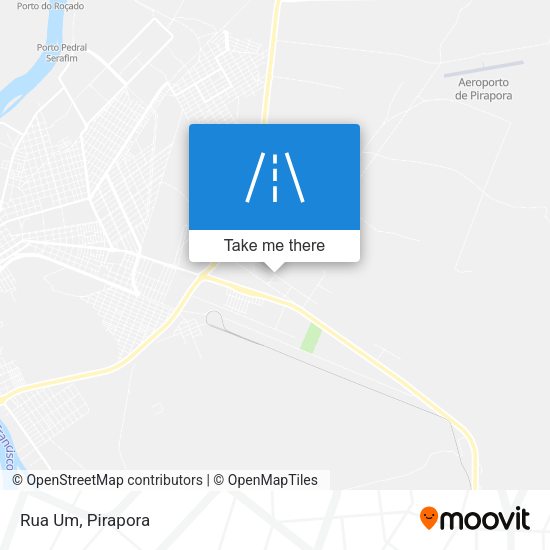 Rua Um map