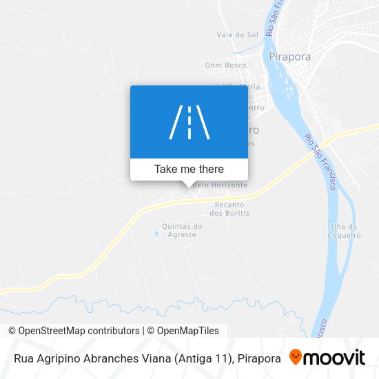 Rua Agripino Abranches Viana (Antiga 11) map