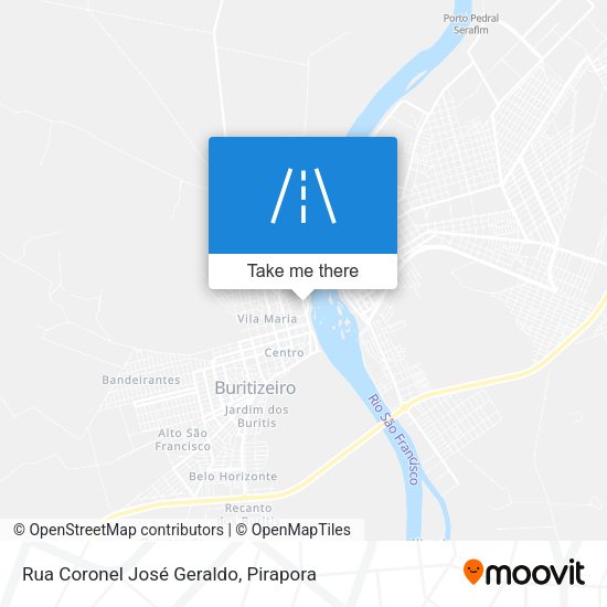 Rua Coronel José Geraldo map