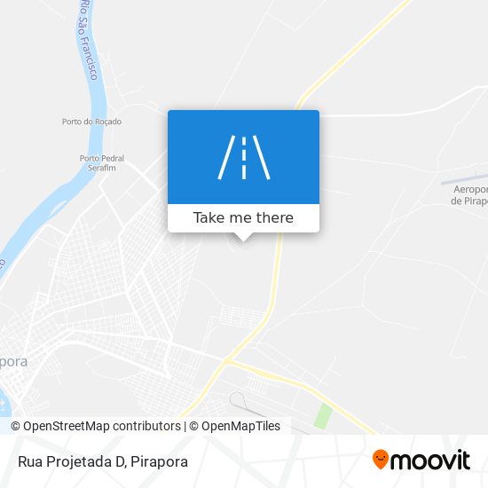 Rua Projetada D map