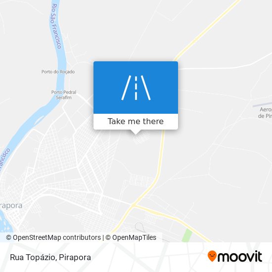 Rua Topázio map