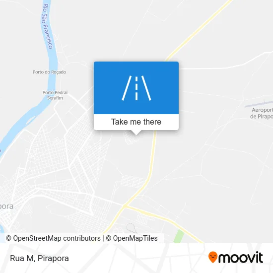 Rua M map