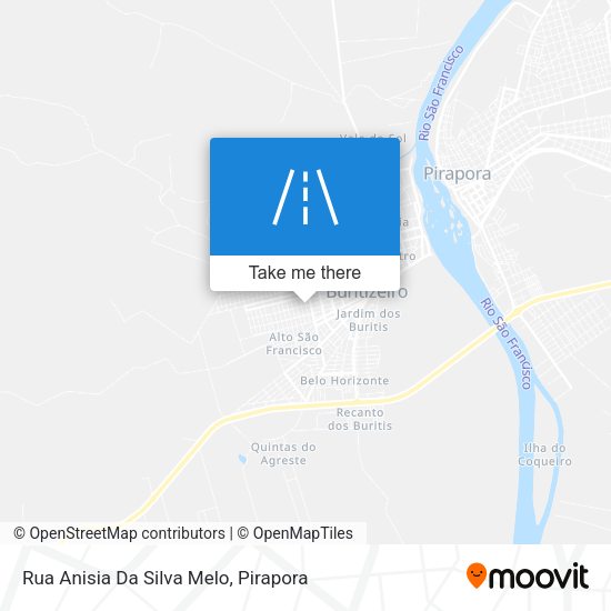 Rua Anisia Da Silva Melo map