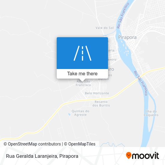 Rua Geralda Laranjeira map