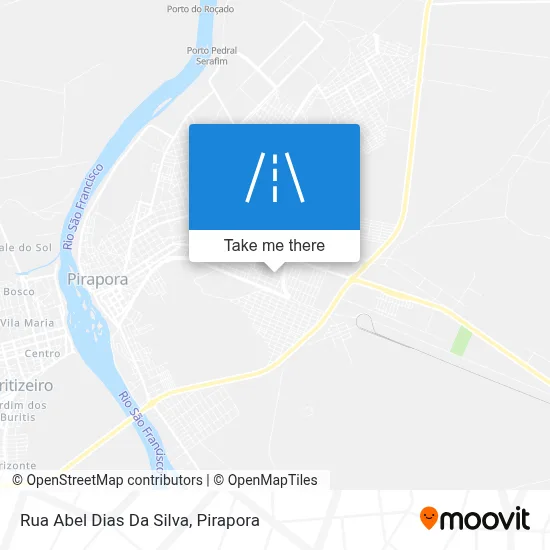 Rua Abel Dias Da Silva map