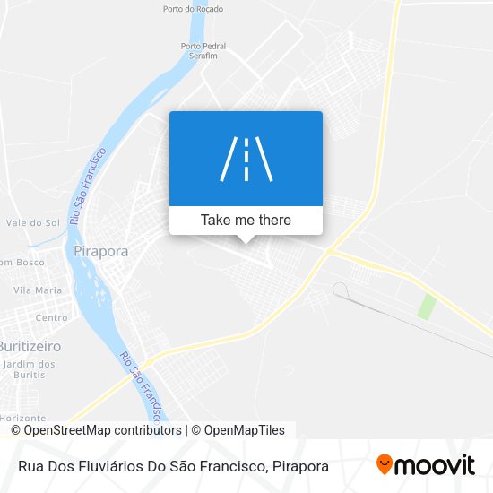 Rua Dos Fluviários Do São Francisco map