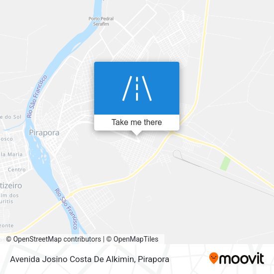Avenida Josino Costa De Alkimin map