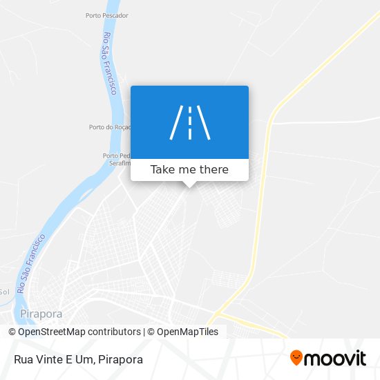 Rua Vinte E Um map