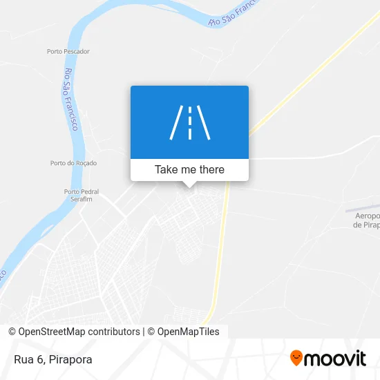 Rua 6 map