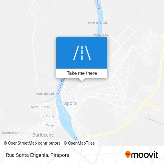 Rua Santa Efigenia map