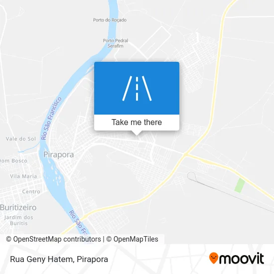 Rua Geny Hatem map