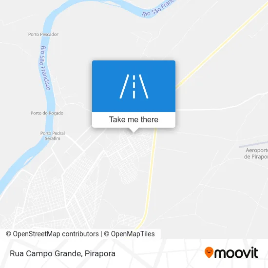 Rua Campo Grande map