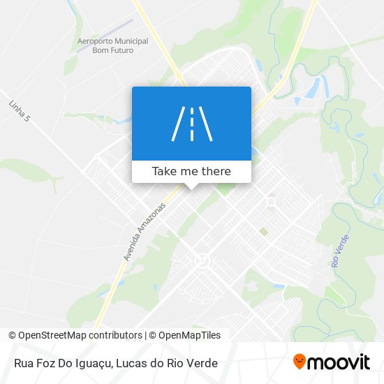 Rua Foz Do Iguaçu map