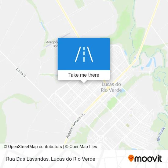 Rua Das Lavandas map