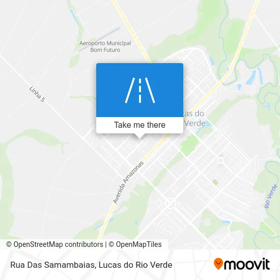 Rua Das Samambaias map