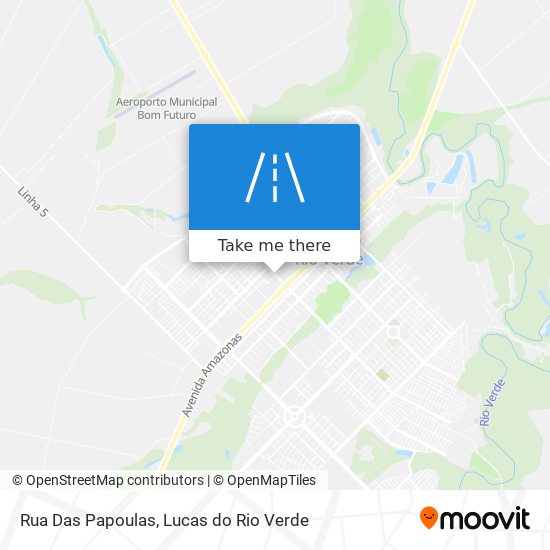 Mapa Rua Das Papoulas