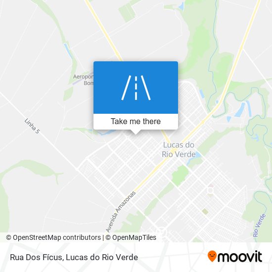 Mapa Rua Dos Fícus