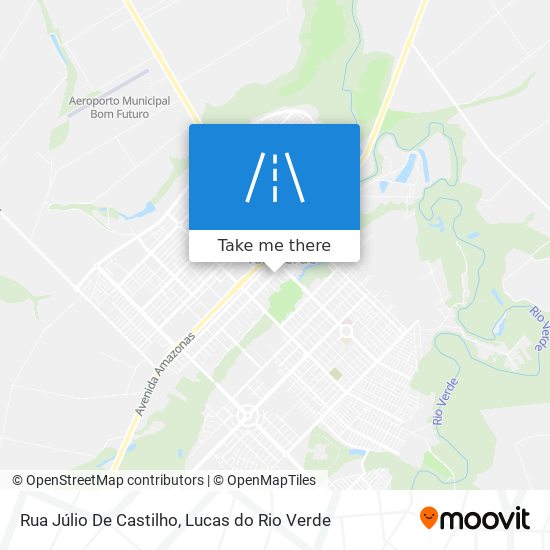 Mapa Rua Júlio De Castilho