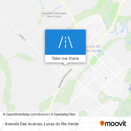 Avenida Das Acácias map