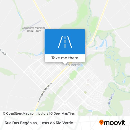 Rua Das Begônias map