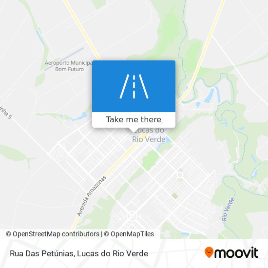 Rua Das Petúnias map