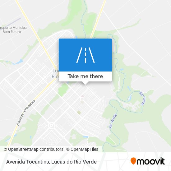 Mapa Avenida Tocantins