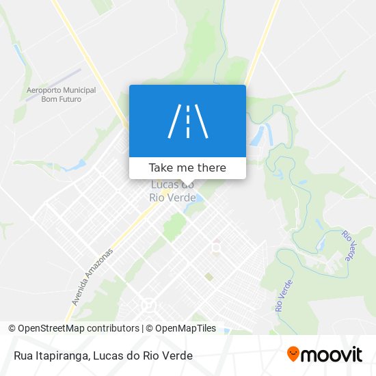 Rua Itapiranga map