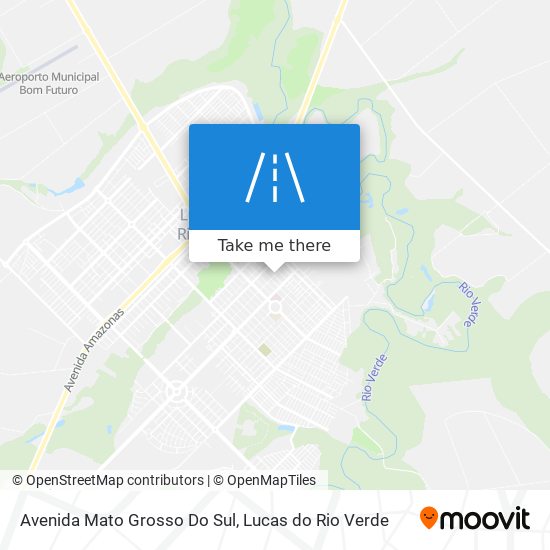 Avenida Mato Grosso Do Sul map