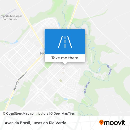 Avenida Brasil map