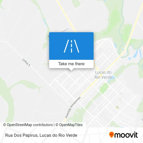 Rua Dos Papirus map
