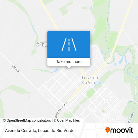 Avenida Cerrado map