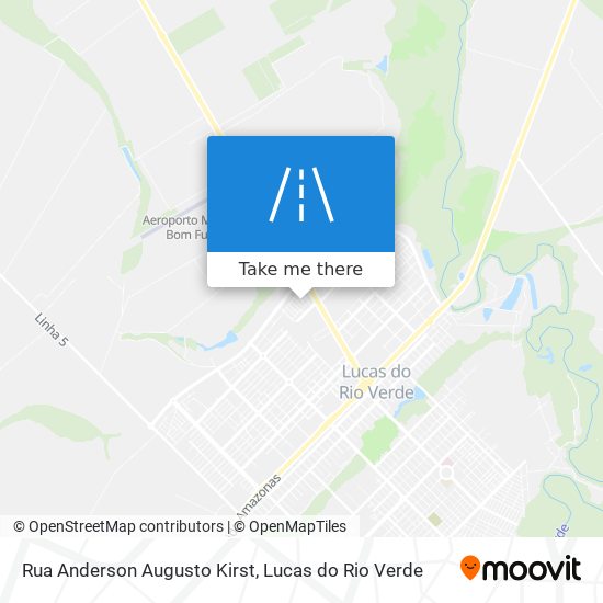 Mapa Rua Anderson Augusto Kirst