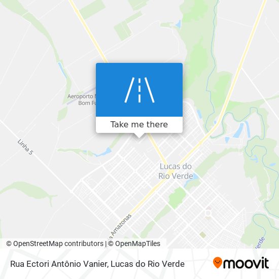 Mapa Rua Ectori Antônio Vanier