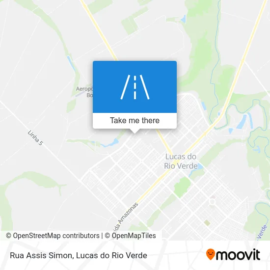 Rua Assis Simon map